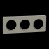  Odace Touch - plaque 3 postes 