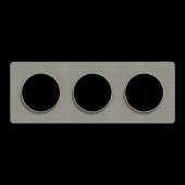  Odace Touch - plaque 3 postes 