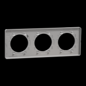  Odace Touch - plaque 3 postes 