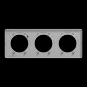  Odace Touch - plaque 3 postes 