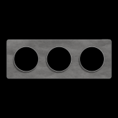  Odace Touch - plaque 3 postes 