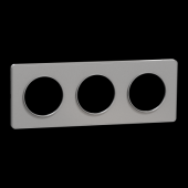  Odace Touch -  plaque 3 postes 