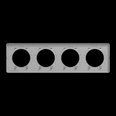  Odace Touch - plaque 4 postes 