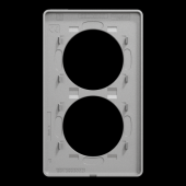 Odace Touch - plaque 2 postes 