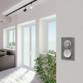  Odace Touch - plaque 2 postes 