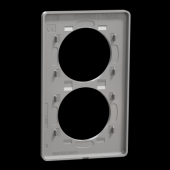  Odace Touch -  plaque 2 postes 