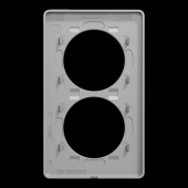  Odace Touch -  plaque 2 postes 