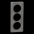  Odace Touch - plaque 3 postes 