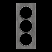 Odace Touch - plaque 3 postes 