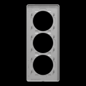  Odace Touch - plaque 3 postes 