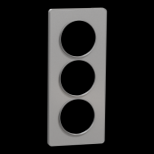  Odace Touch - plaque 3 postes 