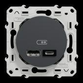  Odace - prise USB double - typ 