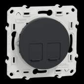  Odace - prise double RJ45 - an 