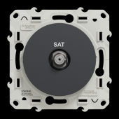  Odace - prise SAT - anthracite 