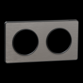  Odace Touch - plaque 2 postes 
