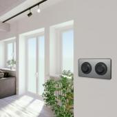  Odace Touch - plaque 2 postes 