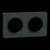  Odace Touch - plaque 2 postes 