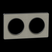  Odace Touch - plaque 2 postes 