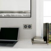  Odace Touch - plaque 2 postes 