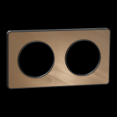  Odace Touch - plaque 2 postes 