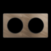  Odace Touch - plaque 2 postes 