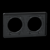  Odace Touch - plaque 2 postes 
