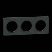  Odace Touch - plaque 3 postes 