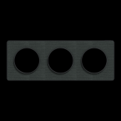  Odace Touch - plaque 3 postes 