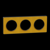  Odace Touch - plaque 3 postes 