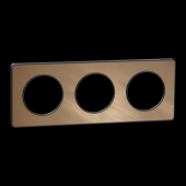  Odace Touch - plaque 3 postes 