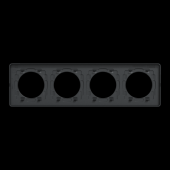  Odace Touch - plaque 4 postes 
