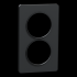 Odace Touch -  plaque 2 postes 