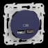  Odace - prise USB double - typ 