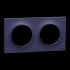  Odace Styl -  plaque 2 postes 