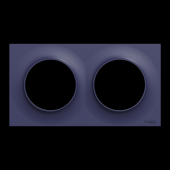  Odace Styl -  plaque 2 postes 