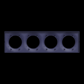  Odace Styl -  plaque 4 postes 