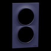  Odace Styl -  plaque 2 postes 