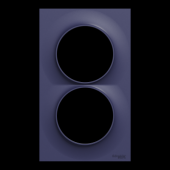  Odace Styl -  plaque 2 postes 