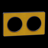  Odace Touch - plaque 2 postes 