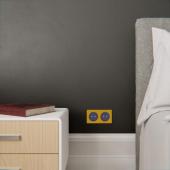  Odace Touch - plaque 2 postes 