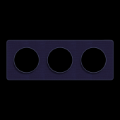  Odace Touch - plaque 3 postes 