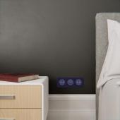  Odace Touch - plaque 3 postes 