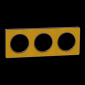  Odace Touch - plaque 3 postes 