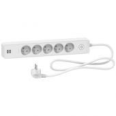  Odace - Rallonge multiprises 5 
