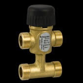  Vanne 4 voies laiton filete P 