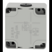  Boite mtal vide grise - M20 x 