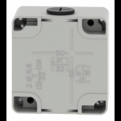  Boite mtal vide grise - M20 x 