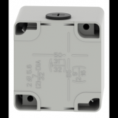  Boite mtal vide grise - M20 x 