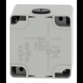  Boite mtal vide grise - M20 x 