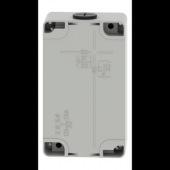  Boite mtal vide grise - M20 x 